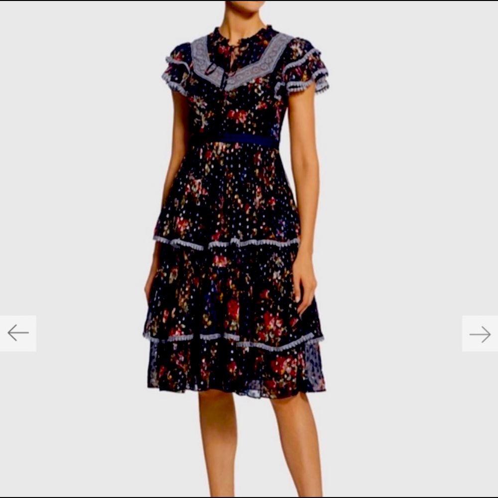 Beautiful Needle and Thread dress. Perfect Condition!